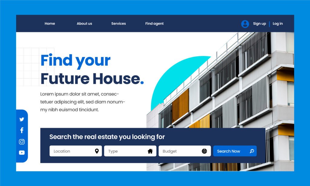 real estate website designer